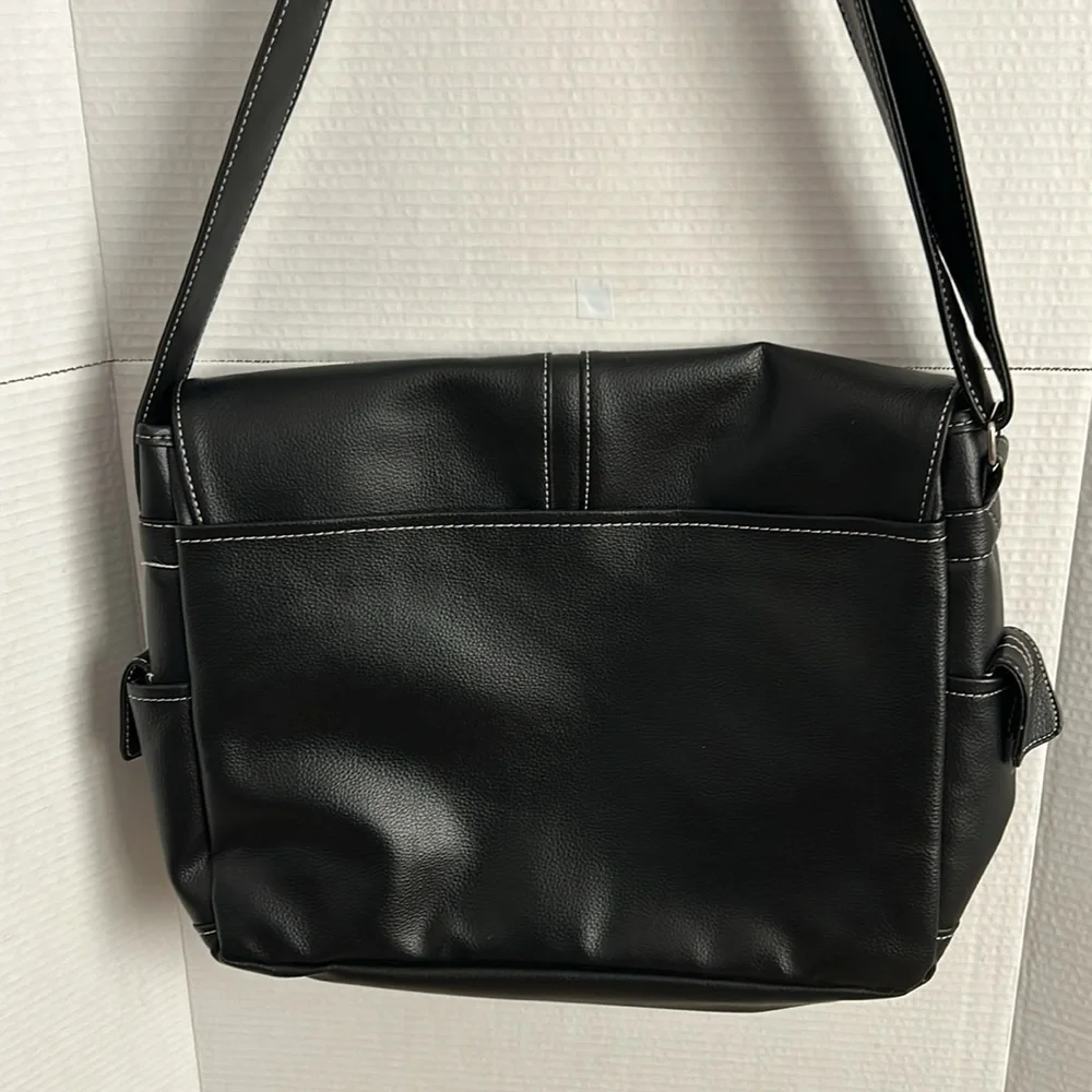 Vitronic Saucony Laptop/Messenger Bag, black.